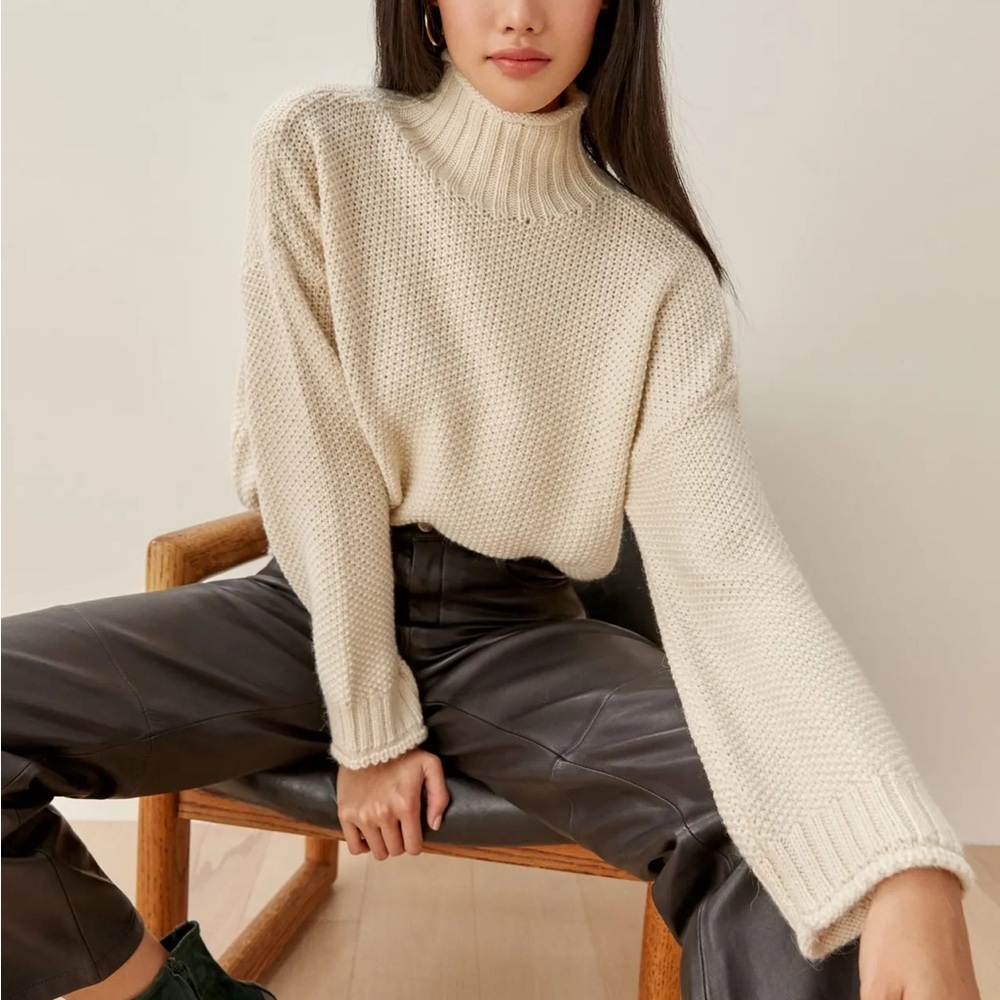 Reformation Dita Baby Alpaca Wool Knit